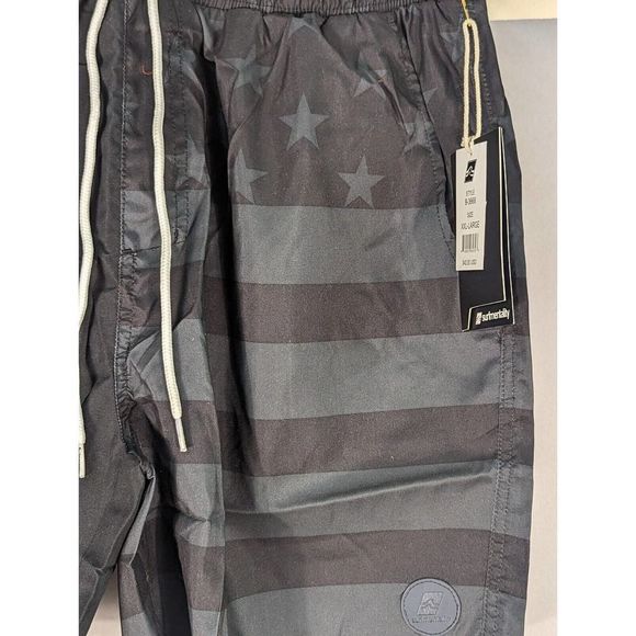 NEW Surfmentality Men's Shorts Surf Swim Beach XXL American Flag Beach Wear NWT - Picture 6 of 14